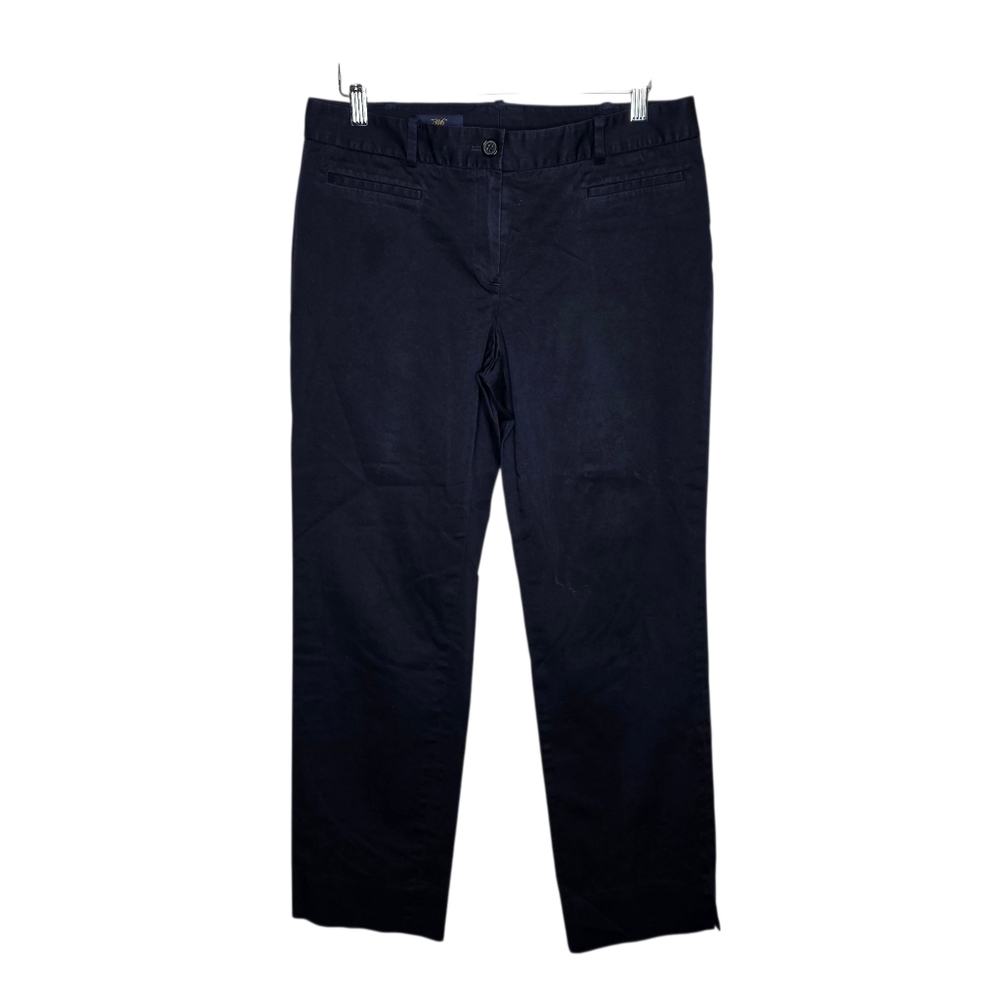 Brooks Brothers Womens "Natalie Fit" Navy Blue Chino Pants Size 6